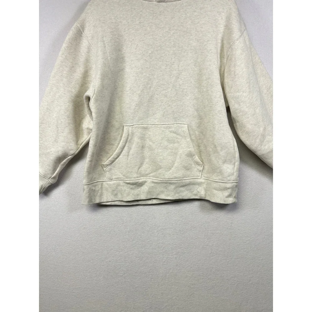 Wild‎ Fable Women's Cream Heathered Fleece Hoodie Pullover Size S - Picture 8 of 9
